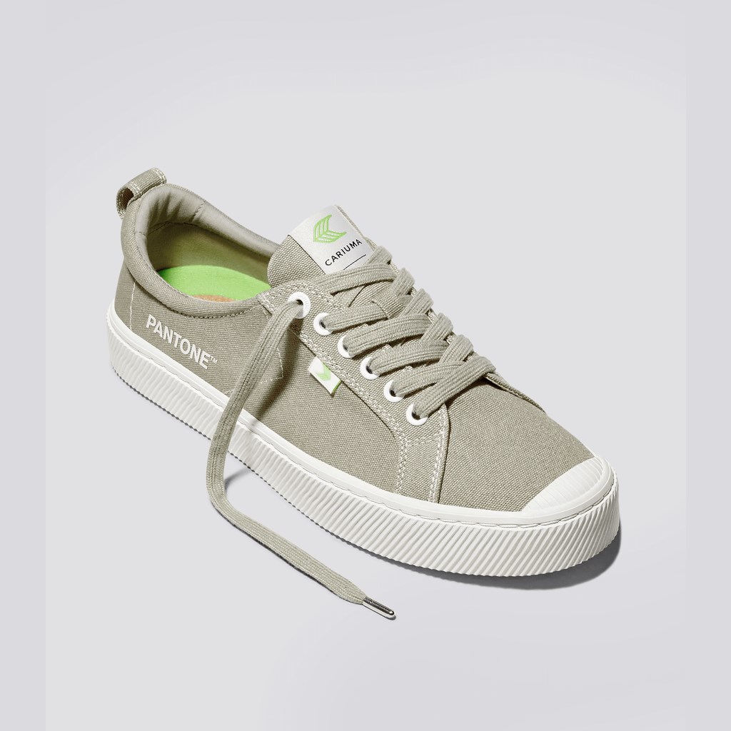 OCA LOW Cariuma Low Top Tela Plaza Taupe Femme | LUU-0902741